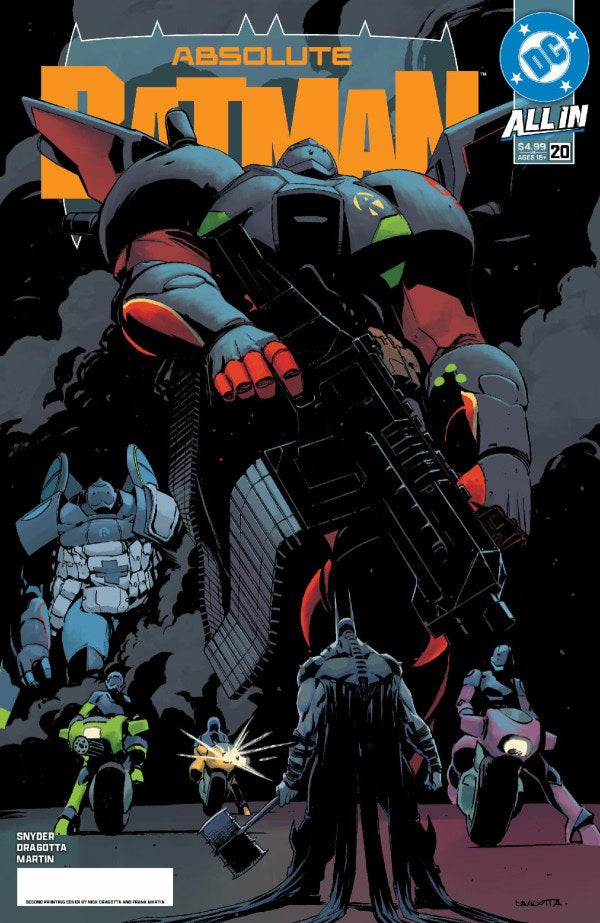 Absolute Batman #20 Cover A Nick Dragotta (Replacement Copies/2nd Print)