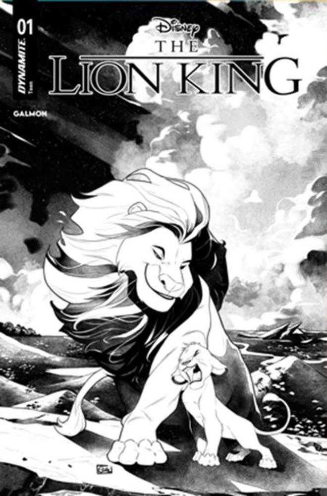 Lion King 1 Cover I Inc Edwin Galmon Line Art 1:15 Ratio Variant - Walt's Comic Shop