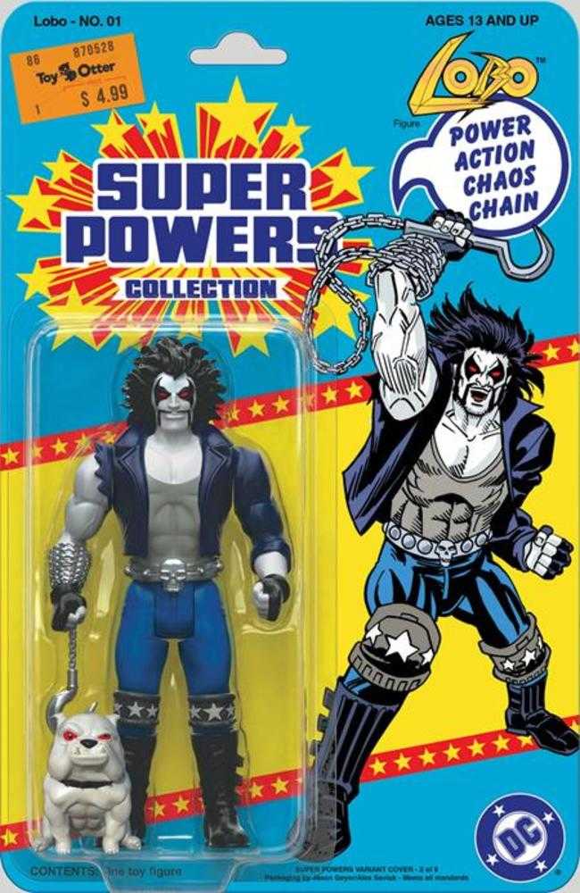 Lobo 1 Facsimile Edition Cover B Jason Geyer & Alex Saviuk Lobo Super Powers Card Stock Variant - Walt's Comic Shop