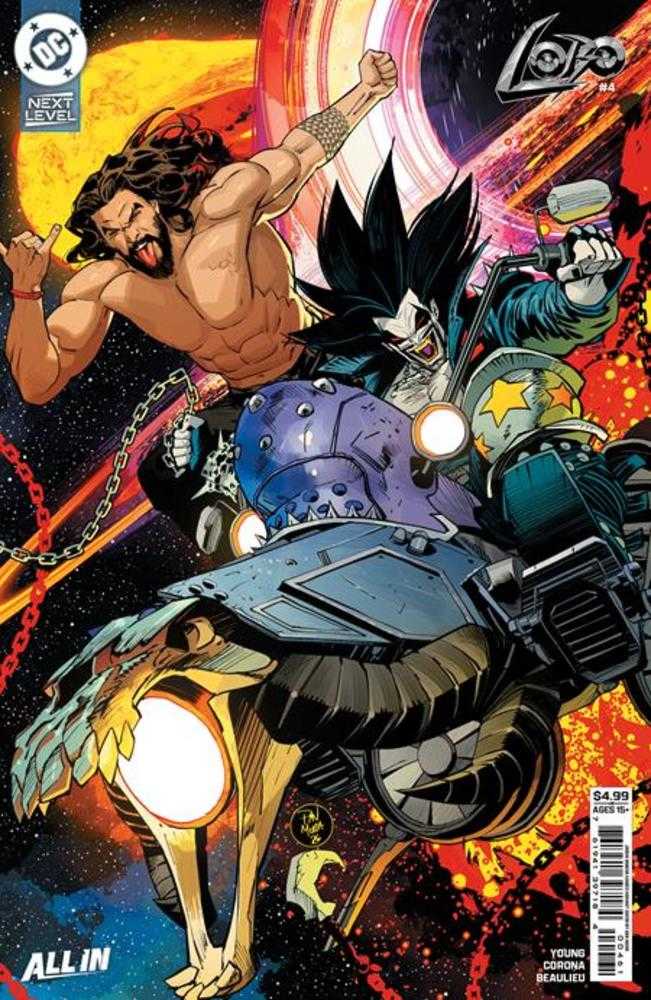 Lobo 4 Cover F Dan Mora Jason Momoa Cameo Card Stock Variant - Walt's Comic Shop