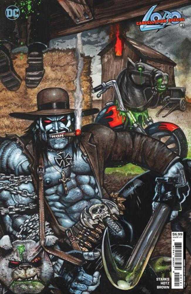 Lobo Cancellation Special #1 (One Shot) Cover B Simon Bisley After Dark Card Stock Variant (Mature) - Walt's Comic Shop