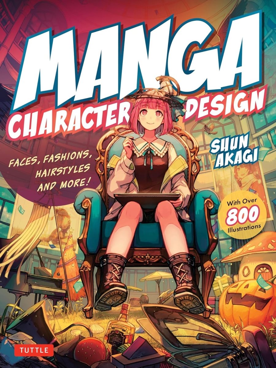 Manga Character Design: Faces, Fashions, Hairstyles And More! With Over 800 Illustrations SC - Walt's Comic Shop