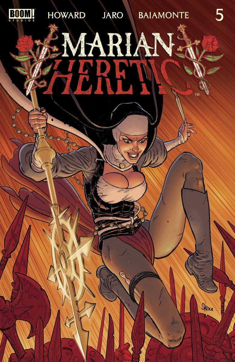 Marian Heretic 5 B 1:10 Ratio Variant Edition (Dressed, Skroce) - Walt's Comic Shop