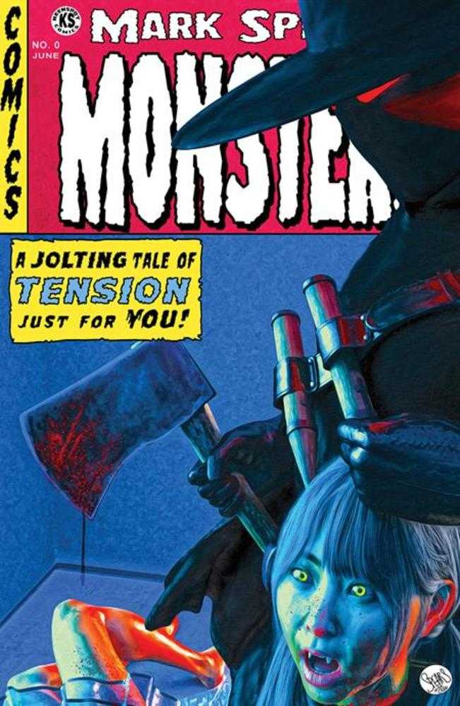 Mark Spears Monsters 0 Deluxe Edition (One Shot) Cover C Mark Spears Crime Suspen Stories 22 Homage Variant - Walt's Comic Shop