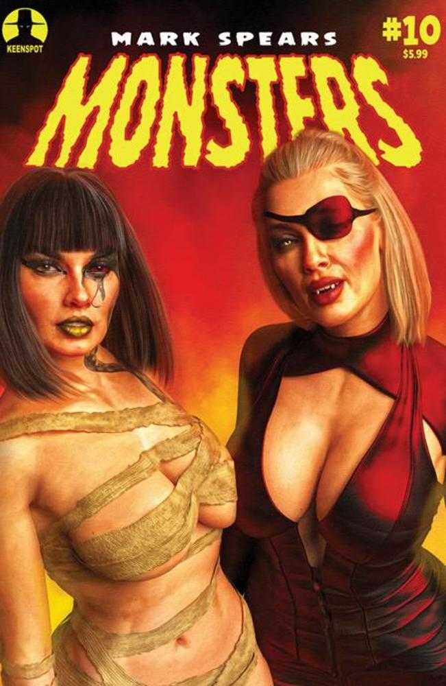 Mark Spears Monsters 10 Cover D Mark Spears Blood & Beauty Variant - Walt's Comic Shop