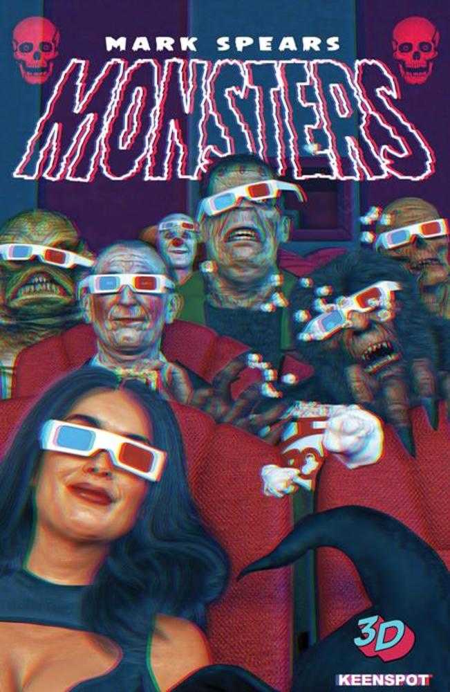 Mark Spears Monsters 9 Cover D Mark Spears Monsters Matinee 3 D Variant - Walt's Comic Shop