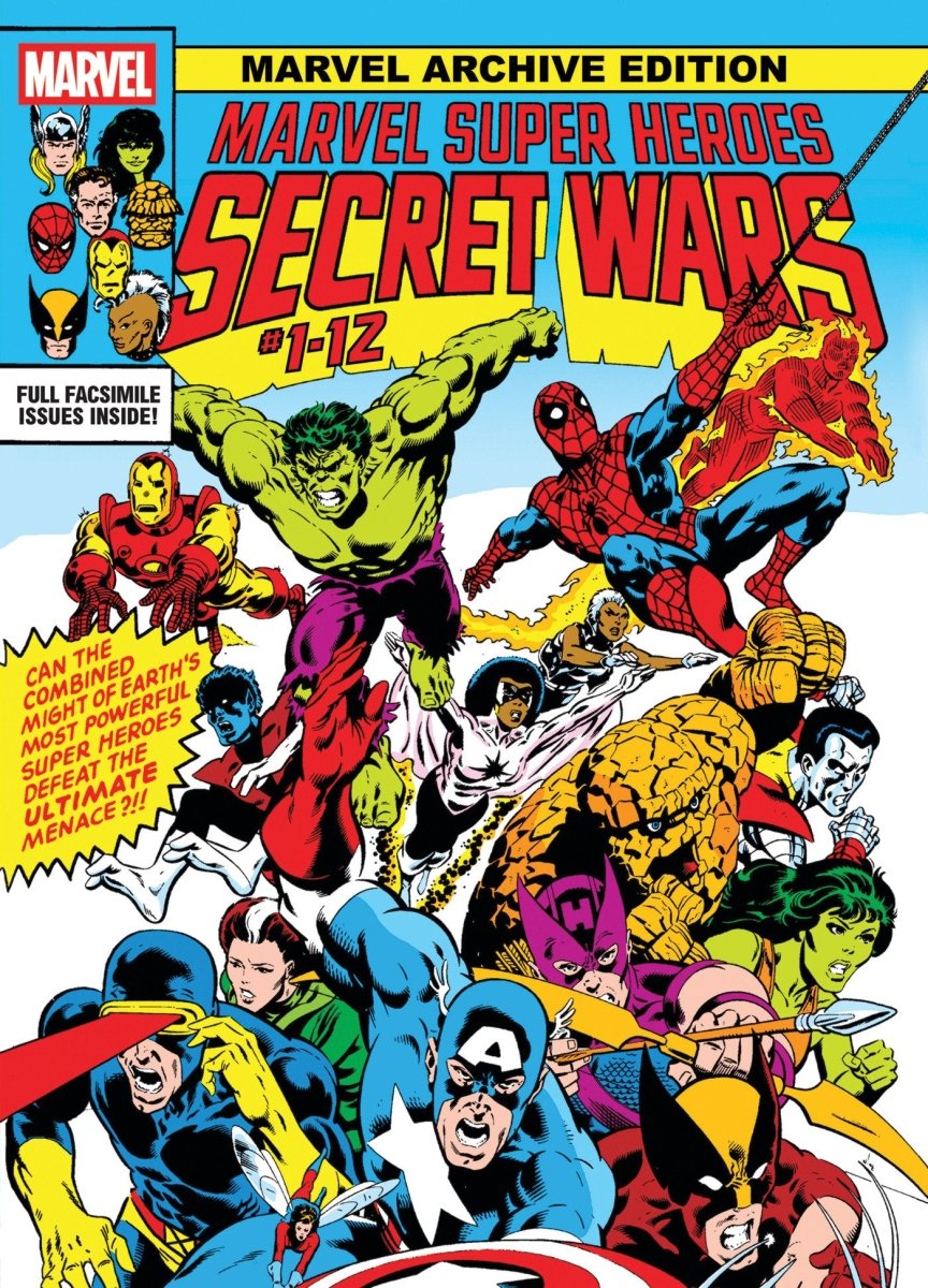 Marvel Archive Edition: Marvel Super Heroes Secret Wars Gallery Edition Mike Zeck Original First Issue Cover HC *PRE - ORDER* - Walt's Comic Shop