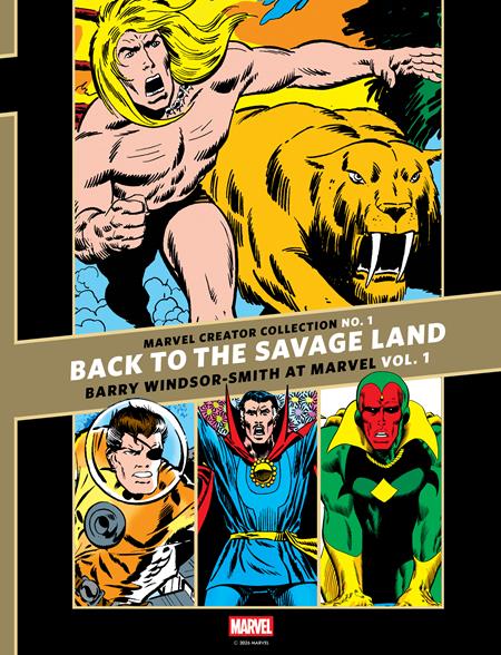 Marvel Creator Collection 1 HC Vol 01 Back To The Savage Land: Barry Windsor - Smith At Marvel - Walt's Comic Shop