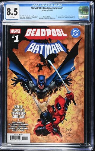 Marvel / DC: Deadpool / Batman 1 CGC 8.5 - Walt's Comic Shop