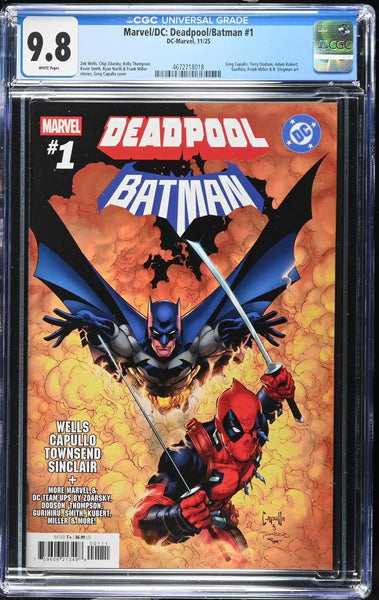 アメコミリーフ CGC 9.8 Deadpool/Batman Momoko marvel-dc-deadpool-batman-1-