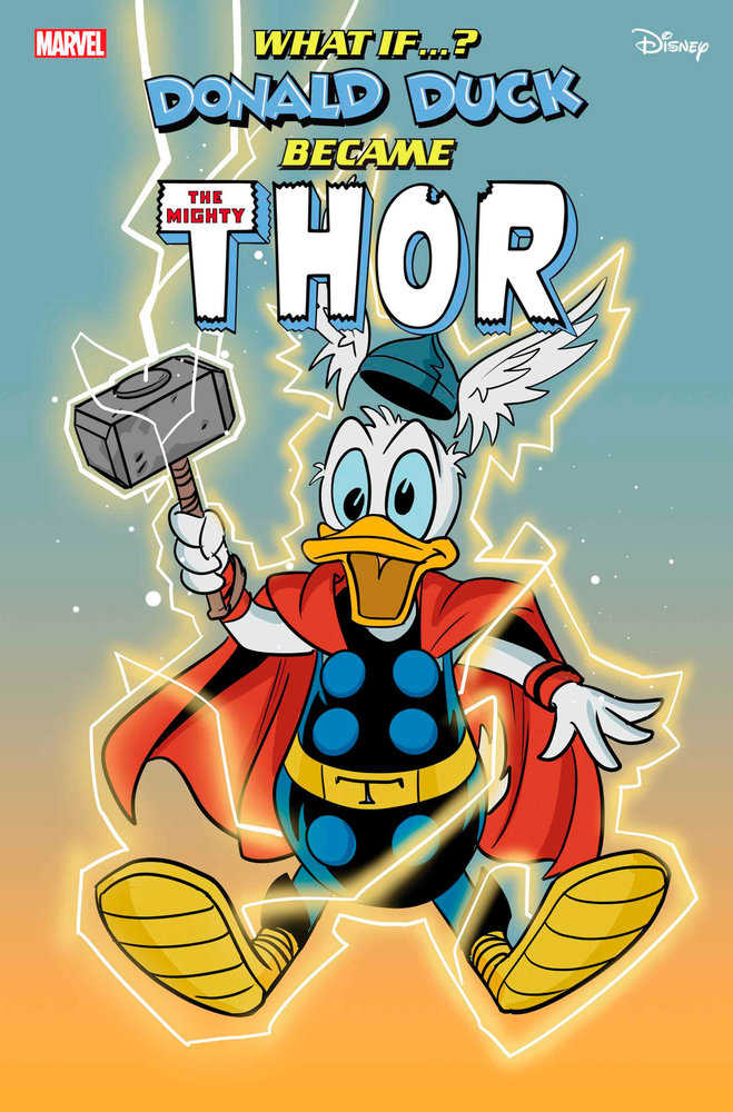 Marvel & Disney: What If...? Donald Duck Became Thor #1 Phil Noto Donald Duck Th Or Variant - Walt's Comic Shop