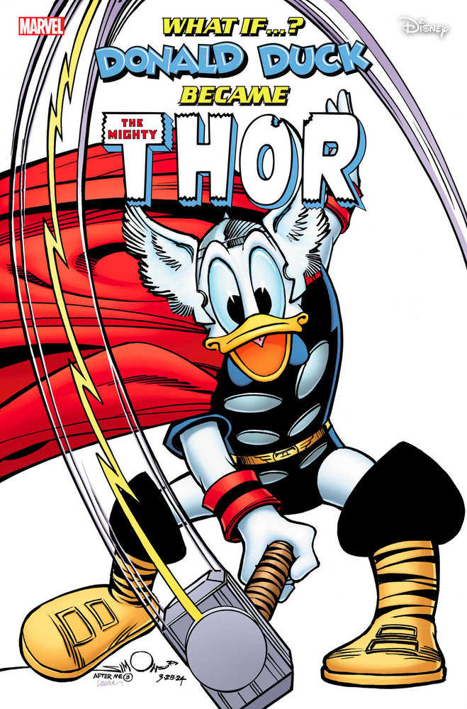 Marvel & Disney: What If...? Donald Duck Became Thor #1 Walt Simonson Variant - Walt's Comic Shop