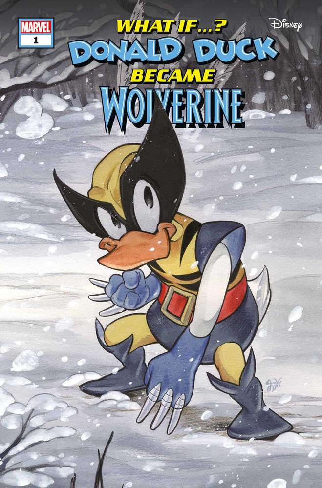 Marvel & Disney: What If...? Donald Duck Became Wolverine #1 Peach Momoko Varian T - Walt's Comic Shop