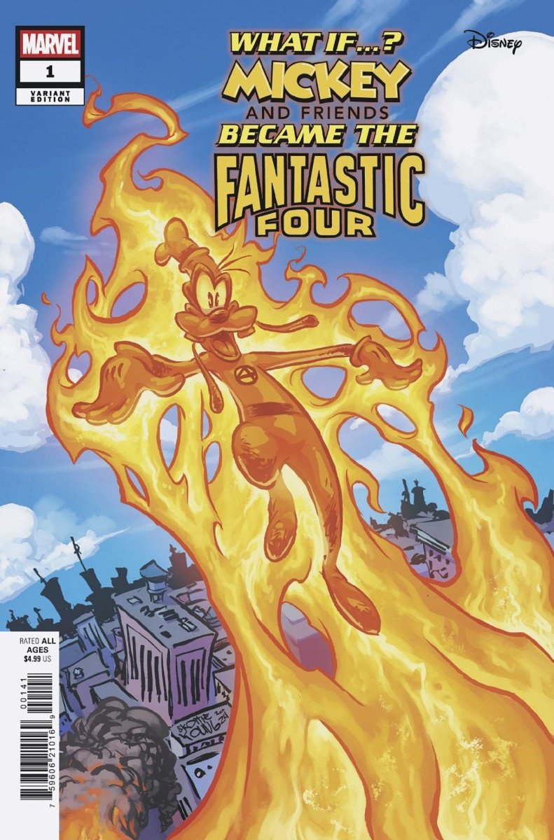 Marvel & Disney: What If...? Mickey & Friends Became The Fantastic Four #1 Skottie Young Variant - Walt's Comic Shop