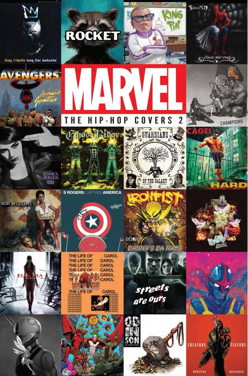 Marvel Hip Hop Covers HC Vol 02 *OOP* - Walt's Comic Shop