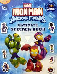 Marvel Iron Man And His Awesome Friends Ultimate Sticker Book - Walt's Comic Shop