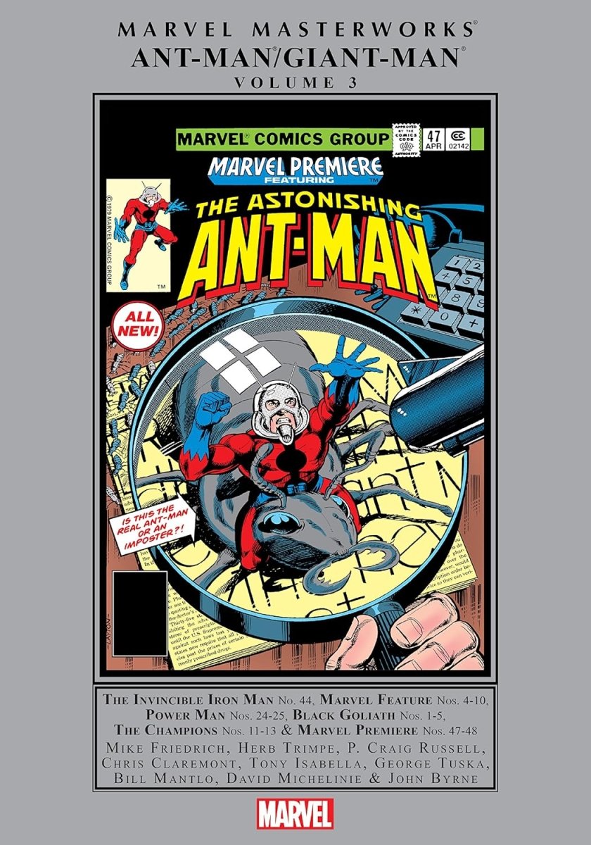 Marvel Masterworks: Ant - Man Giant - man HC Vol 03 *OOP* - Walt's Comic Shop