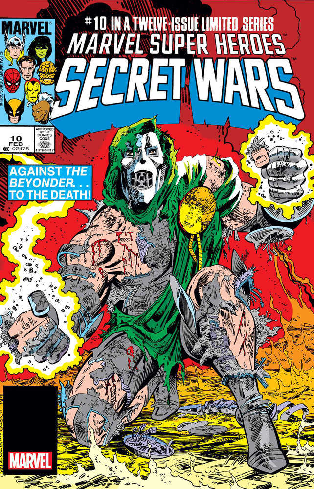 Marvel Super Heroes Secret Wars #10 Facsimile Edition Foil Variant - Walt's Comic Shop