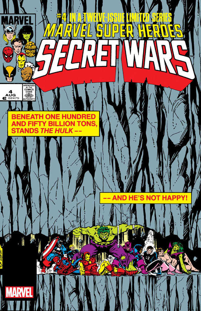 Marvel Super Heroes Secret Wars #4 Facsimile Edition Foil Variant - Walt's Comic Shop