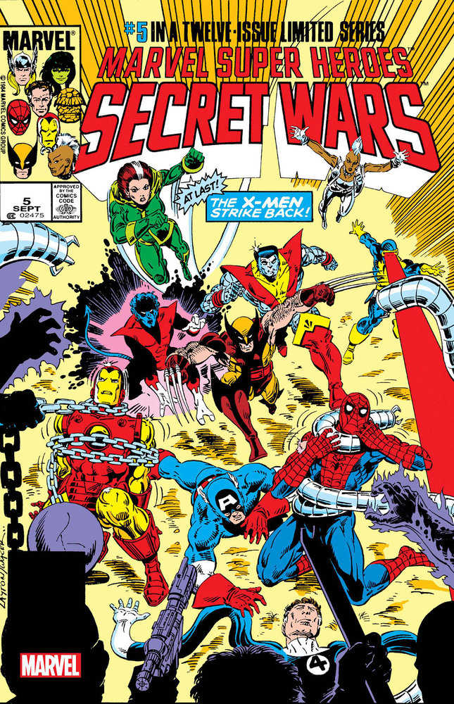 Marvel Super Heroes Secret Wars #5 Facsimile Edition Foil Variant - Walt's Comic Shop