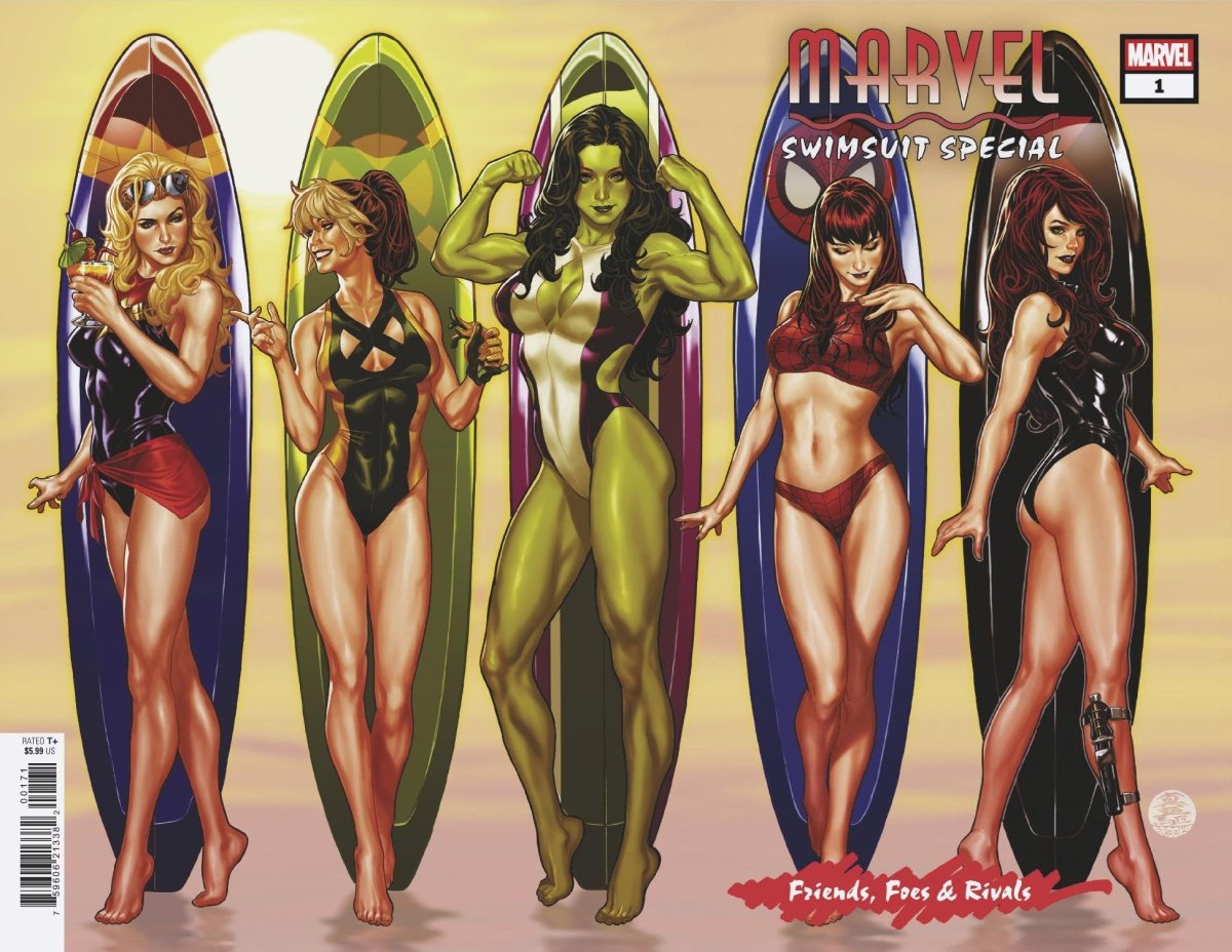 Marvel Swimsuit Special: Friends, Foes & Rivals 1 Mark Brooks Wraparound Variant - Walt's Comic Shop