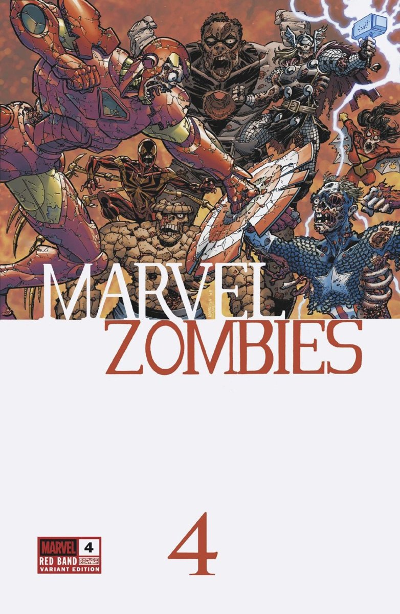 Marvel Zombies: Red Band 4 Scott Koblish Retro Zombie Variant [Polybagged] - Walt's Comic Shop