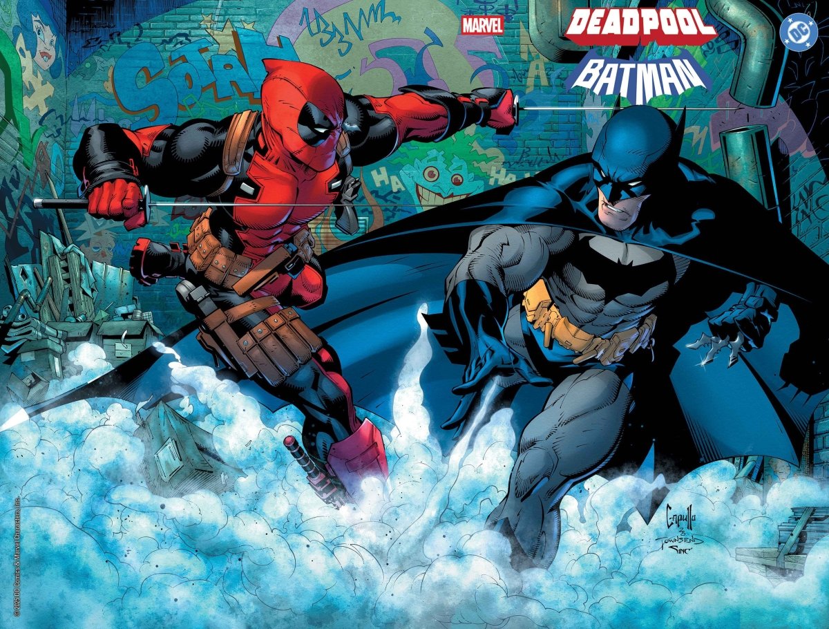 Marvel/DC: Deadpool/Batman 1 Greg Capullo Wraparound Variant *One per Customer* *LAST COPY* - Walt's Comic Shop