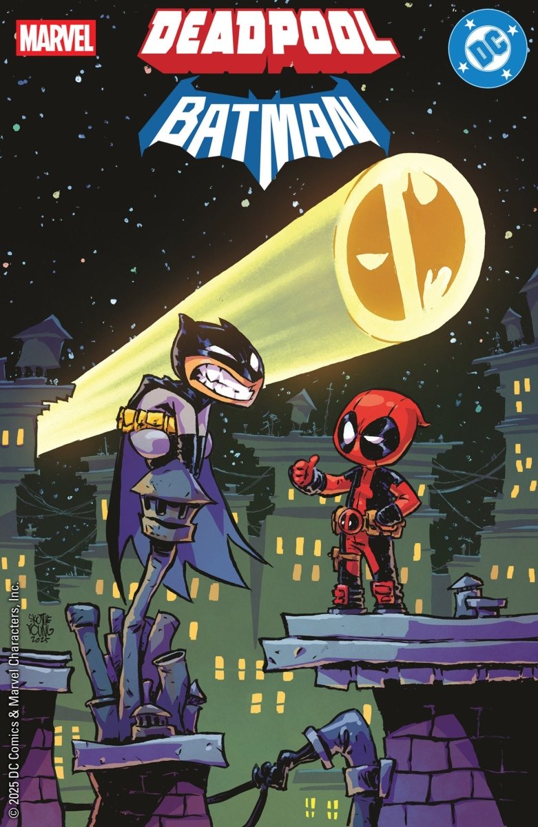 Marvel/DC: Deadpool/Batman 1 Skottie Young Variant *One per Customer* - Walt's Comic Shop