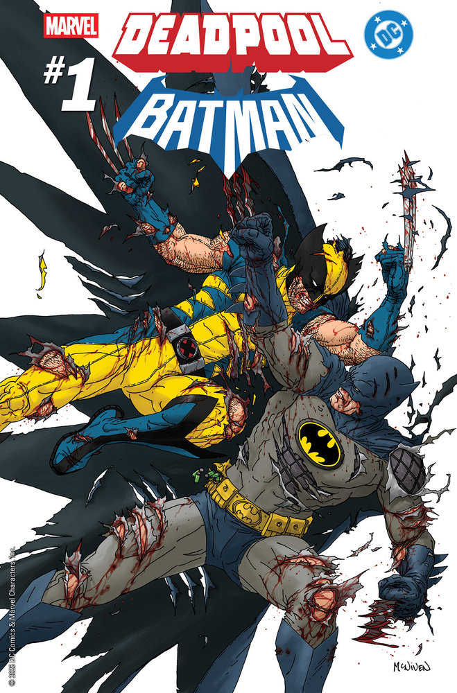 Marvel/DC: Deadpool/Batman 1 Steve McNiven 1:25 Ratio Variant *One per Customer* - Walt's Comic Shop