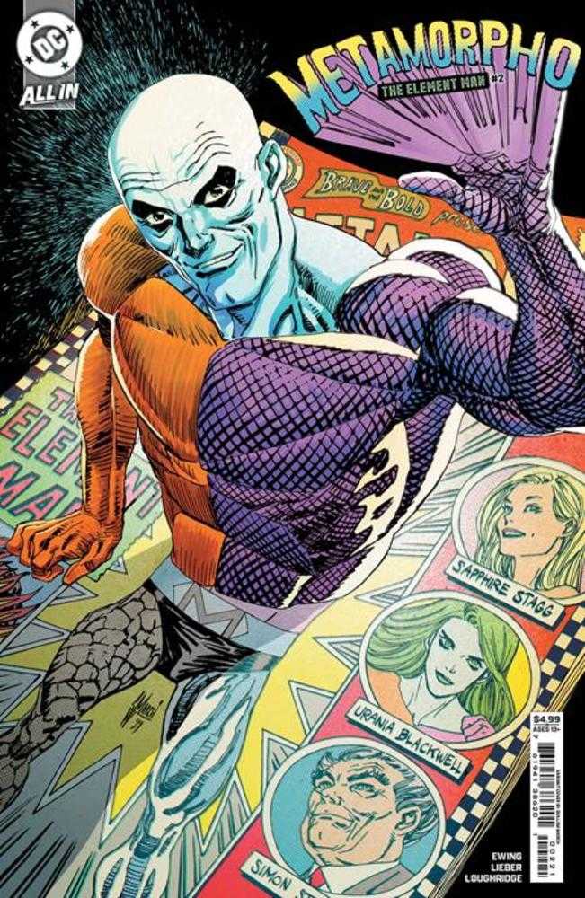 Metamorpho The Element Man #2 Cover B Guillem March Card Stock Variant - Walt's Comic Shop