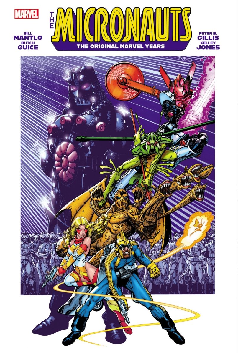 Micronauts: The Original Marvel Years Omnibus Vol. 3 Arthur Adams Cover HC [DM Only] *PRE-ORDER* - Walt's Comic Shop