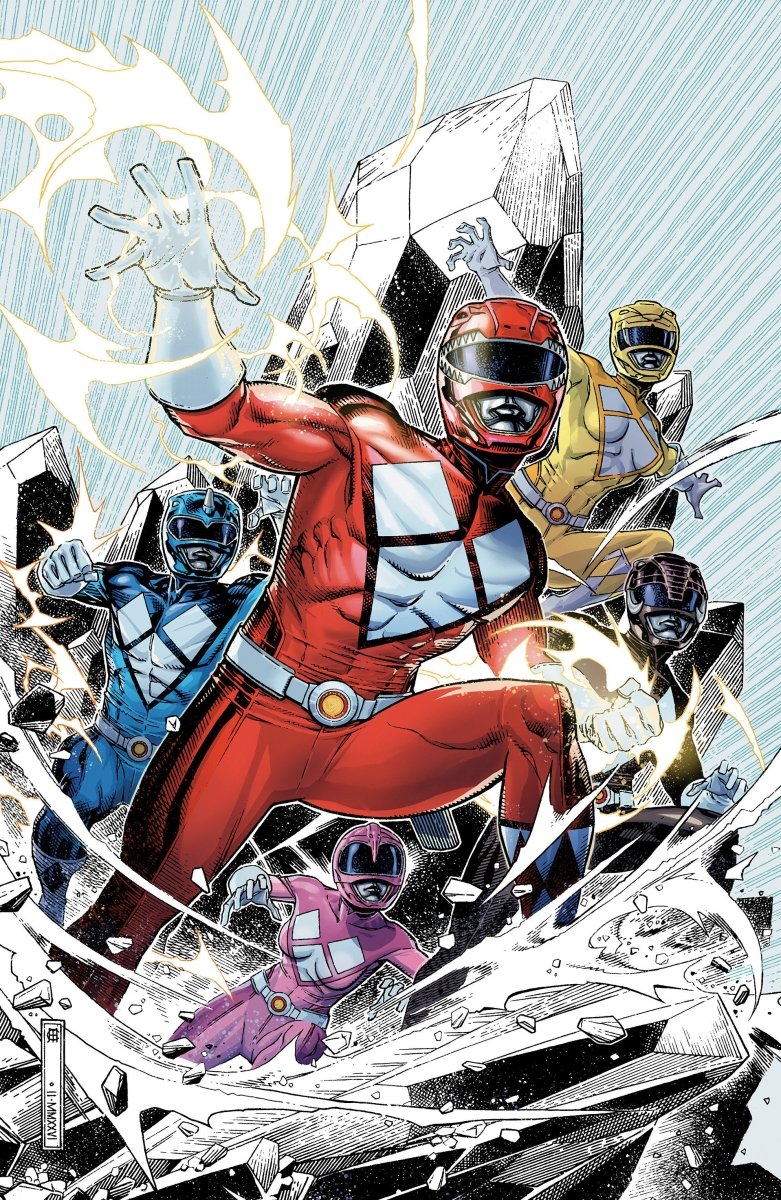 Mighty Morphin Power Rangers (2026) 1 E Foil Variant (Full Art, Foil, Cheung) - Walt's Comic Shop