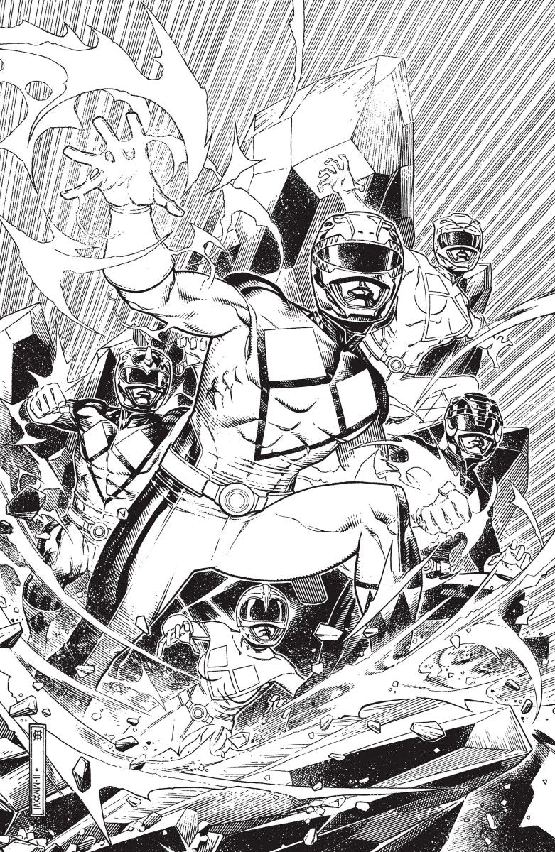 Mighty Morphin Power Rangers (2026) 1 I 1:50 Ratio Variant Edition Variant (Full Art, Cheung) - Walt's Comic Shop