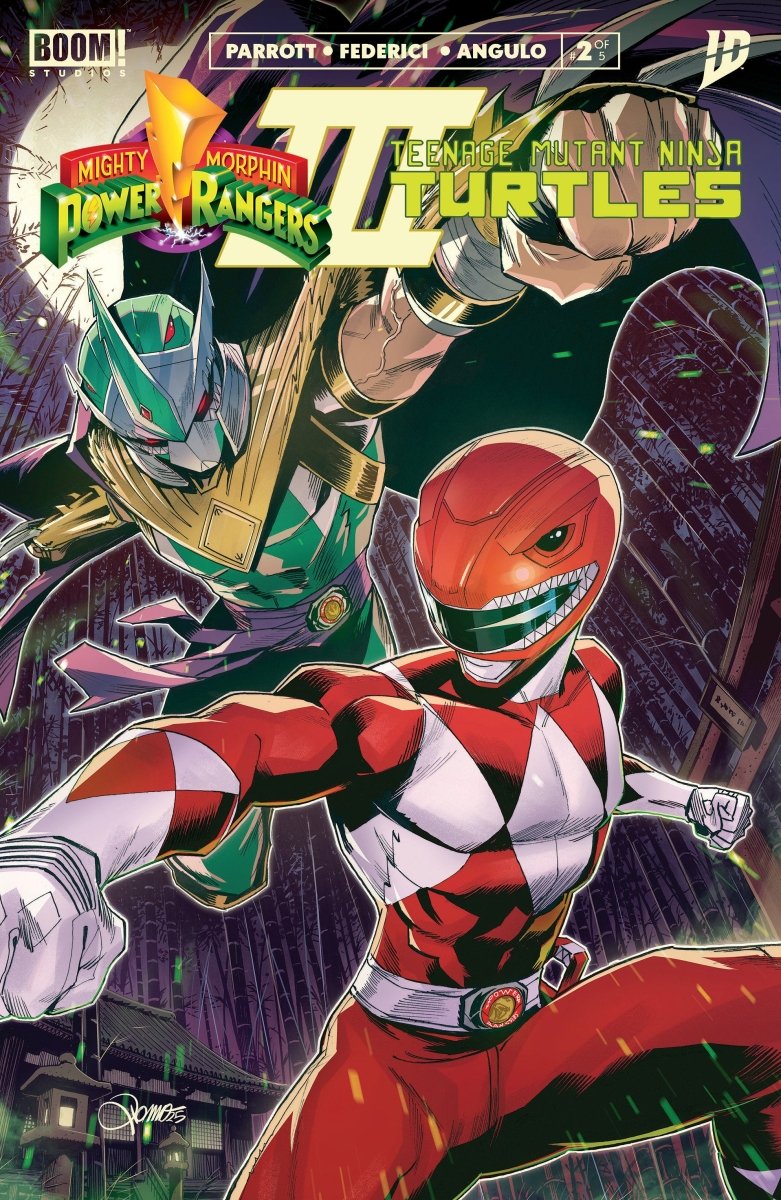 Mighty Morphin Power Rangers/Teenage Mutant Ninja Turtles III 2 A Main (Dressed, Zonno) - Walt's Comic Shop