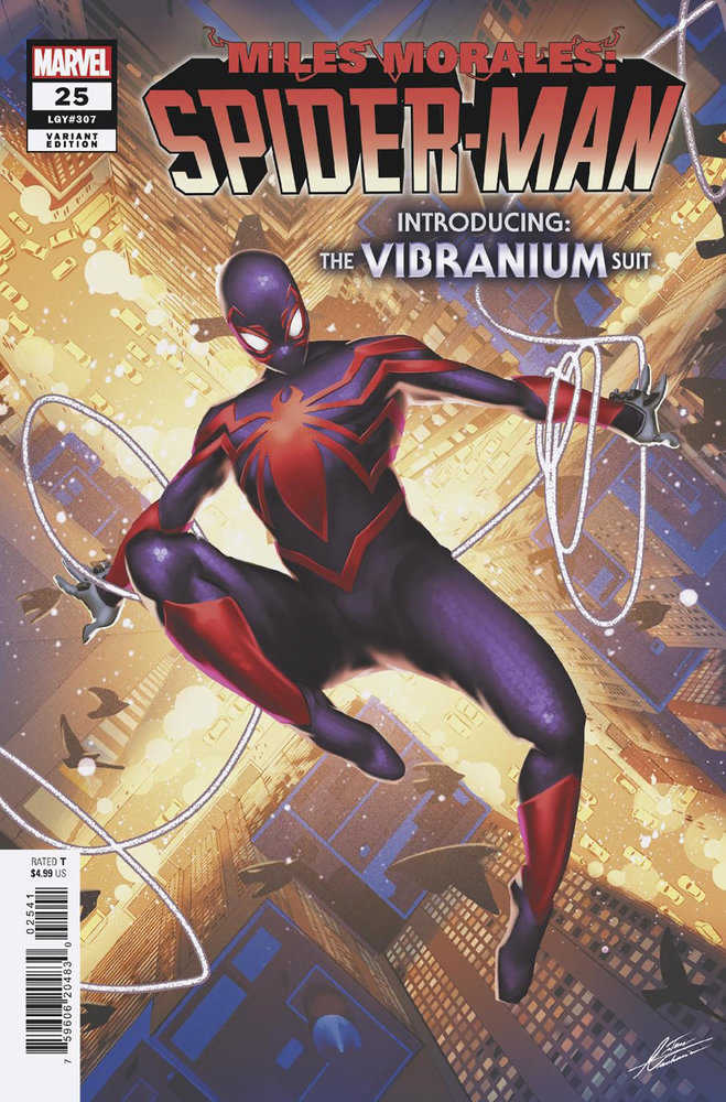 Miles Morales: Spider - Man #25 Mateus Manhanini New Costume Variant - Walt's Comic Shop