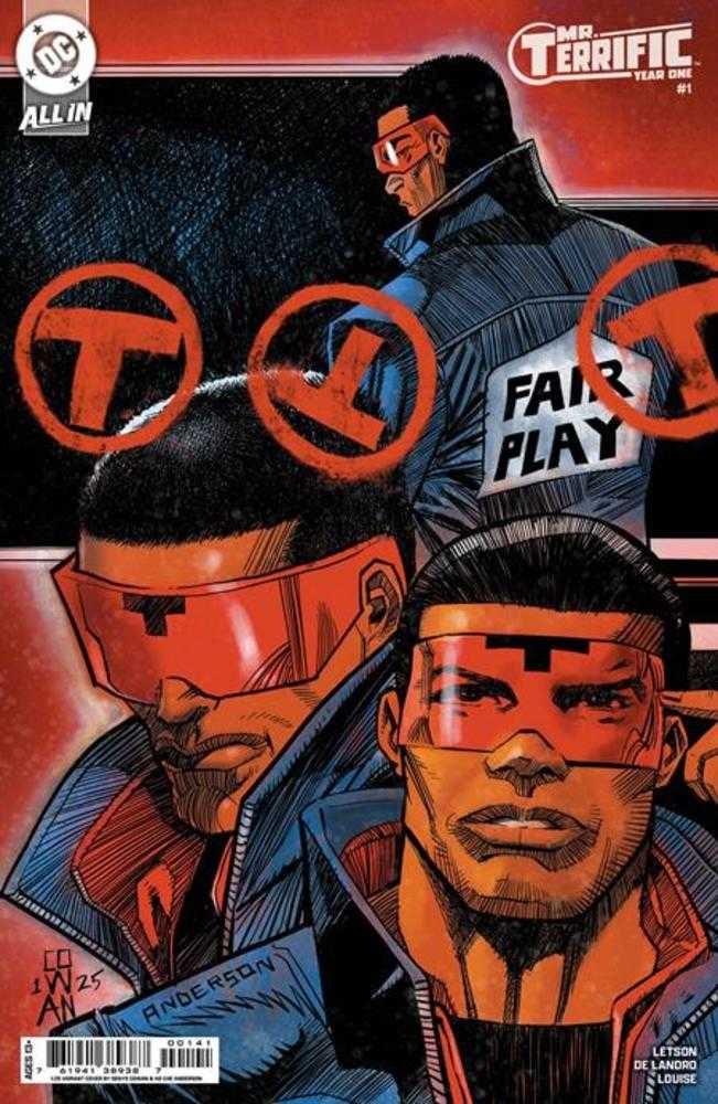 Mr Terrific Year One 1 (Of 6) Cover D Denys Cowan & Ho Che Anderson Card Stock 1:25 Ratio Variant - Walt's Comic Shop
