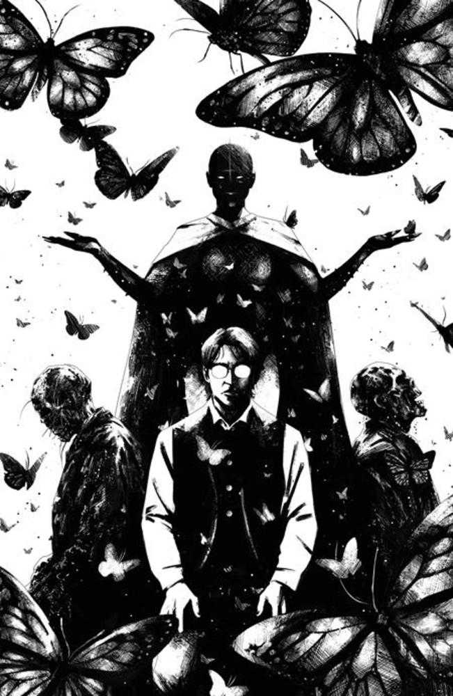 Nectar 4 Cover E Inc Maan House Full Art Black & White 1:30 Ratio Variant - Walt's Comic Shop