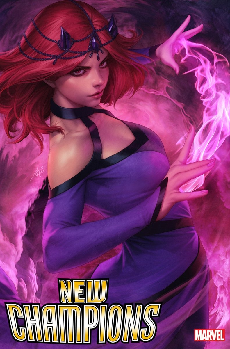 New Champions #1 Artgerm Amaranth Variant *one copy per customer* - Walt's Comic Shop