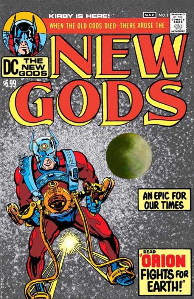 New Gods 1 Facsimile Edition Cover B Jack Kirby Foil Variant - Walt's Comic Shop