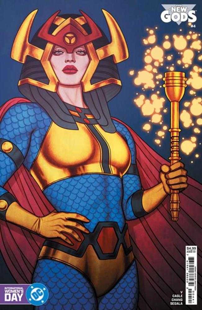 New Gods #4 (Of 12) Cover D Jenny Frison International Womens Day Big Barda Card Stock Variant - Walt's Comic Shop