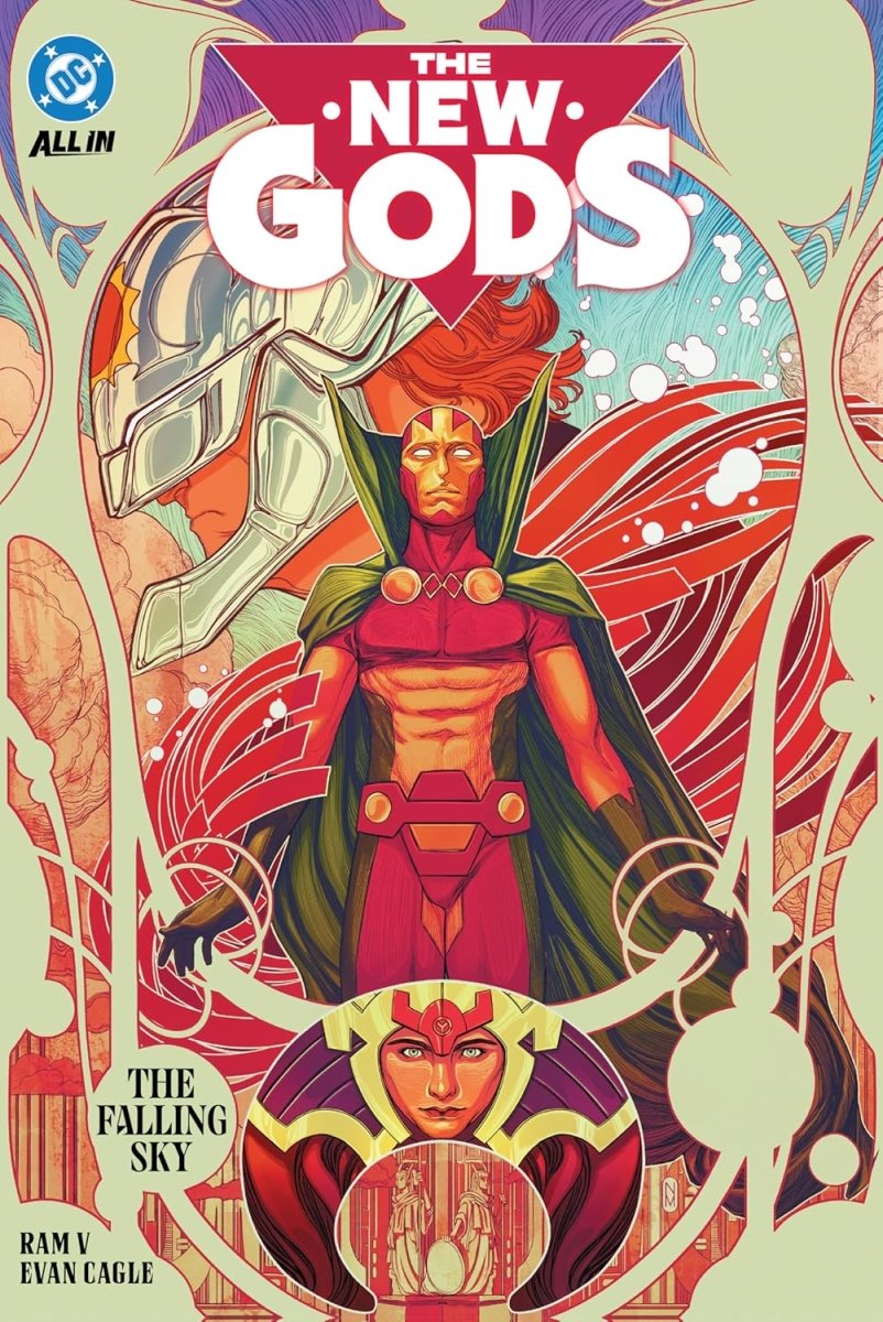 New Gods HC Vol 01 The Falling Sky - Walt's Comic Shop