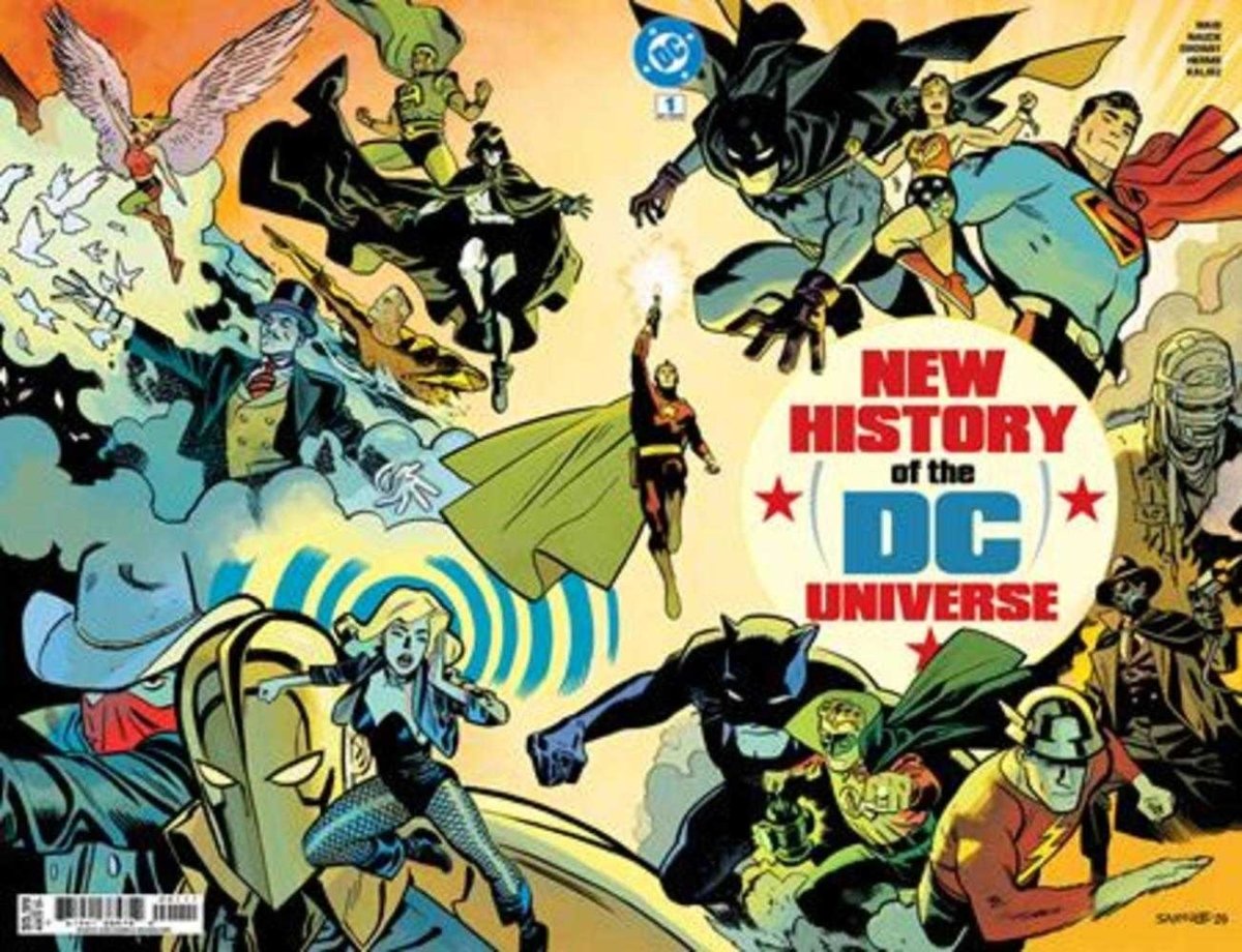 New History Of The DC Universe 1 (Of 4) Cover A Chris Samnee Wraparound - Walt's Comic Shop