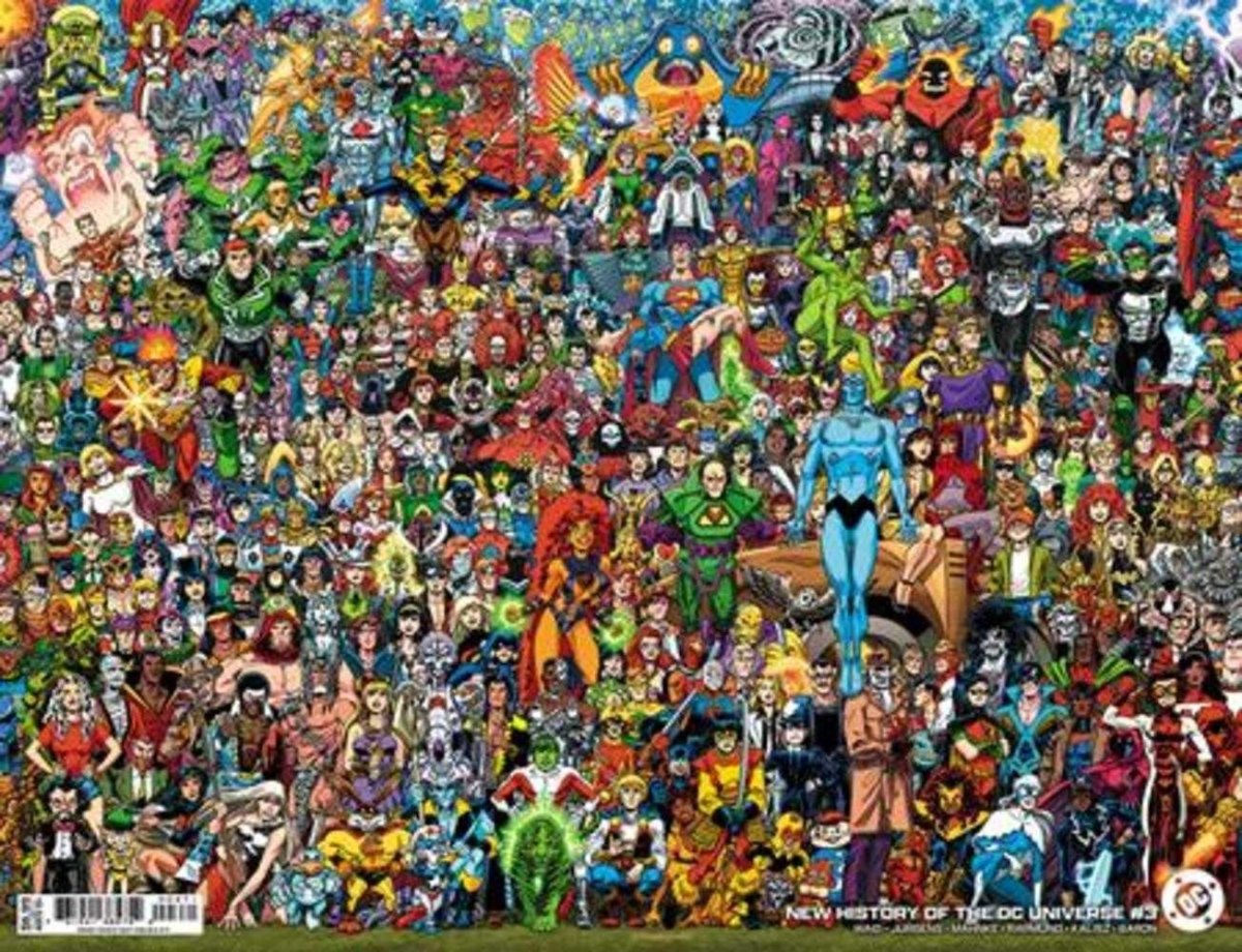New History Of The DC Universe 3 (Of 4) Cover D Scott Koblish Legacy Wraparound Card Stock Variant - Walt's Comic Shop