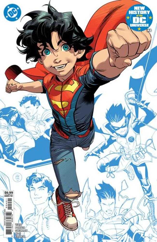 New History Of The DC Universe 4 (Of 4) Cover B Dan Mora Card Stock Variant - Walt's Comic Shop