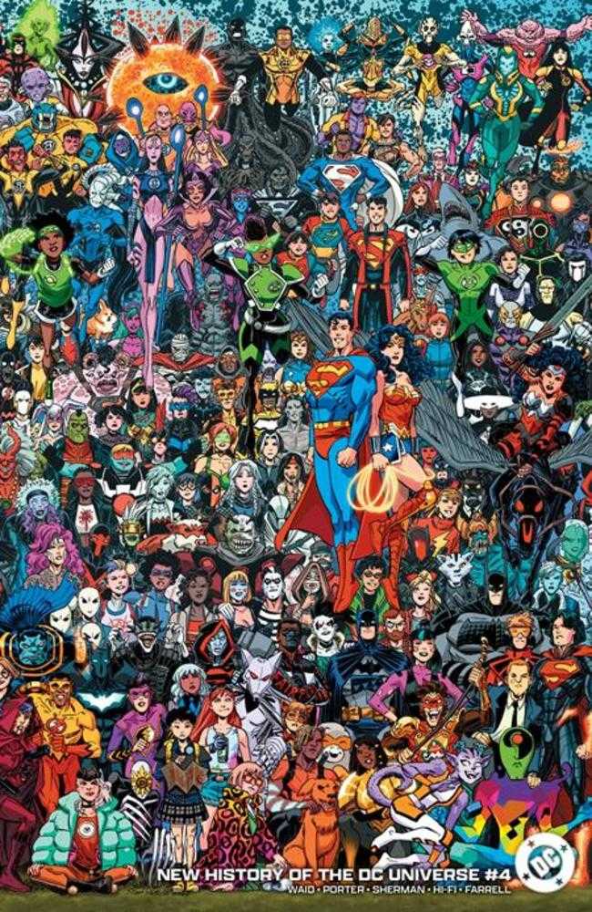 New History Of The DC Universe 4 (Of 4) Cover D Scott Koblish Legacy Wraparound Card Stock Variant - Walt's Comic Shop