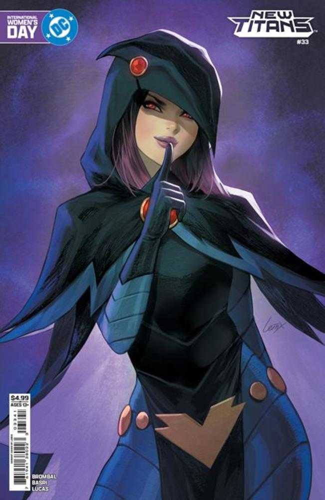 New Titans 33 Cover D Lesley Leirix Li International Women’s Day Card Stock Variant - Walt's Comic Shop