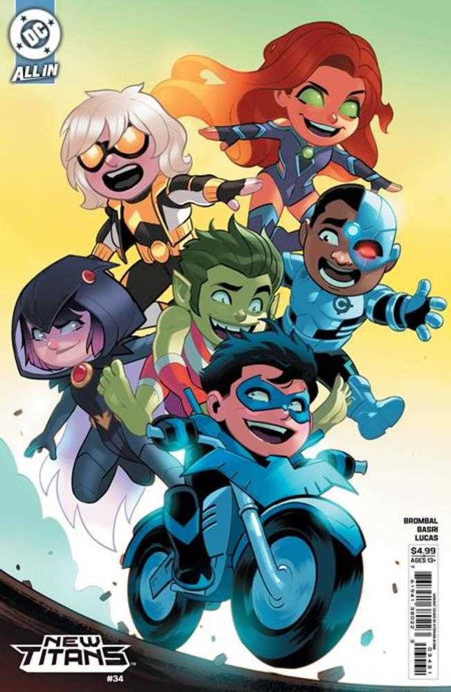 New Titans 34 Cover C Stephen Byrne Card Stock Variant - Walt's Comic Shop