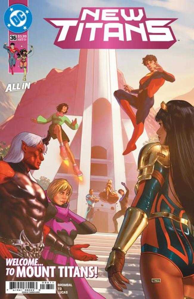 New Titans 36 Cover A Taurin Clarke - Walt's Comic Shop
