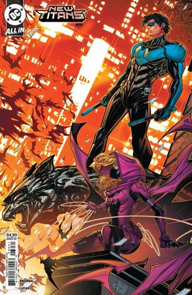 New Titans 36 Cover C Jonboy Meyers Card Stock Variant - Walt's Comic Shop