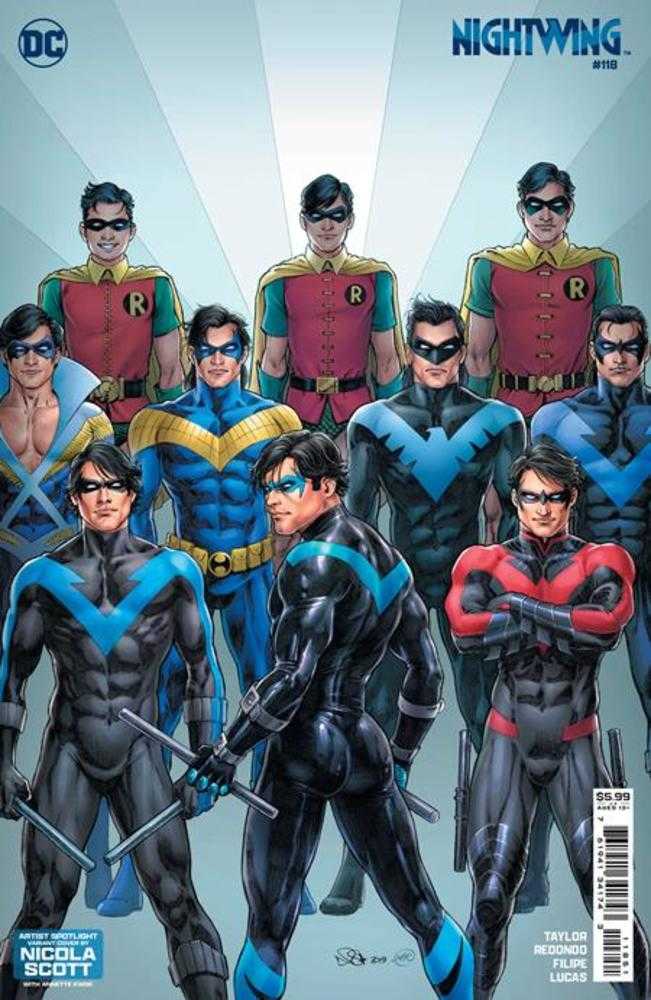 Nightwing #118 Cover E Nicola Scott Artist Spotlight Card Stock Variant - Walt's Comic Shop